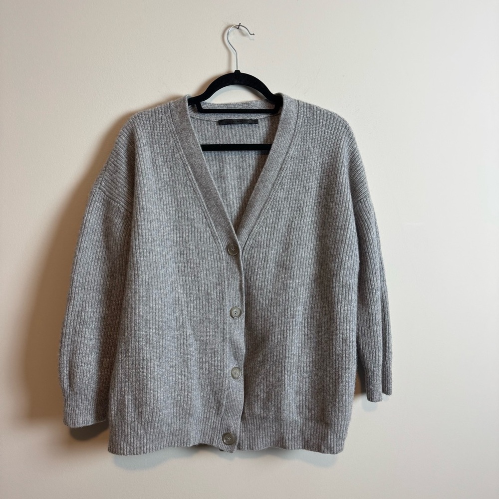 Jenni Kayne 100% Cashmere Cropped Cocoon Cardigan XL - Picture 7 of 12